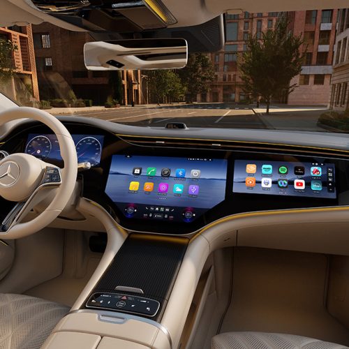 Der neue EQS: Weiter denken, weiter fahrenThe new Mercedes-Benz EQS: Smarter than ever. Further than ever.