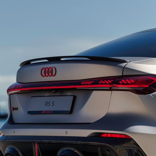 The Audi RS 5 makes its debut at the Formula 1 Miami Grand Prix as a car for the F1® Pirelli Hot Laps